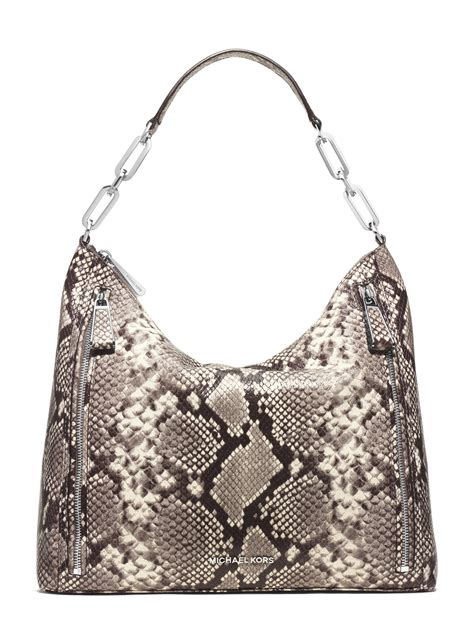 are michael kors bags made of animal skin|michael kors small shoulder bag.